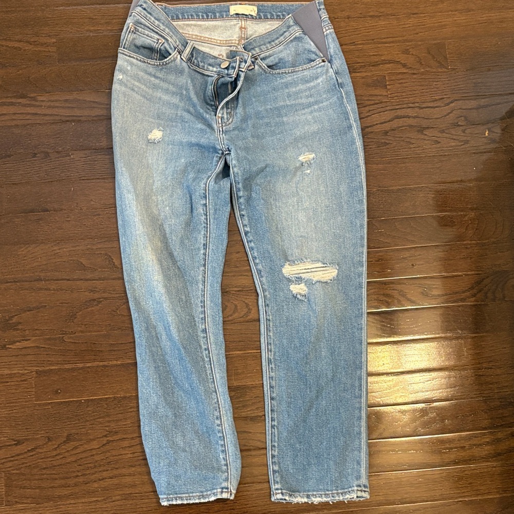 Hatch Boyfriend Maternity Jeans - Size 27